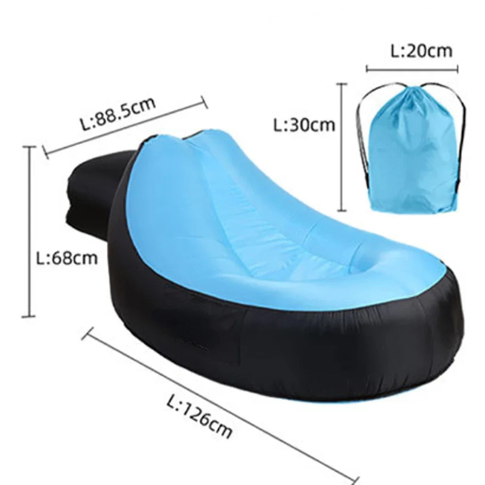 Portable Inflatable Lounger – Outdoor Camping Sofa & Beach Chair Portable Inflatable Lounger – Outdoor Camping Sofa & Beach Chair