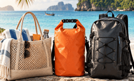 Beach Bag vs. Dry Bag vs. Waterproof Backpack