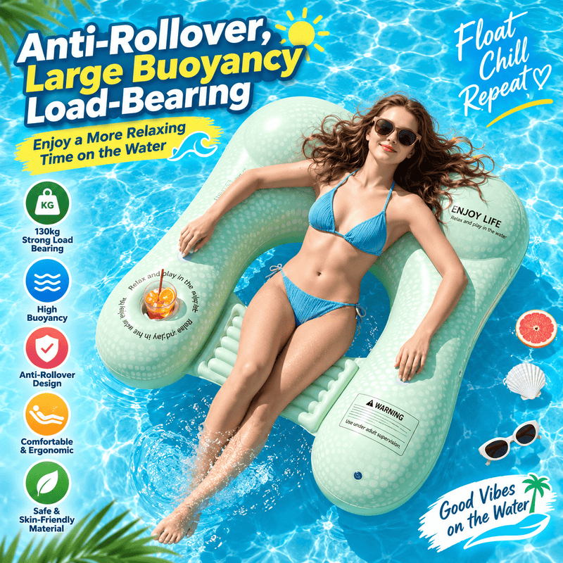 Inflatable Water Sofa – Floating Lounger for Pool & Beach