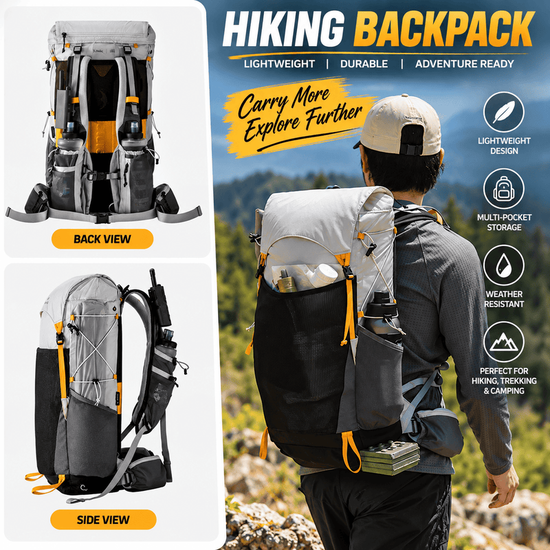 Lightweight Packable Backpack – Travel, Hiking & Camping Daypack