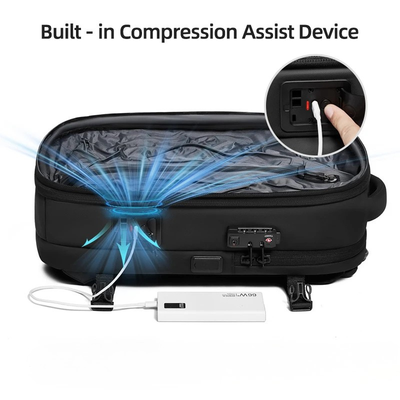 Vacuum Compression Travel Backpack – 17-Inch Laptop & Hiking Backpack