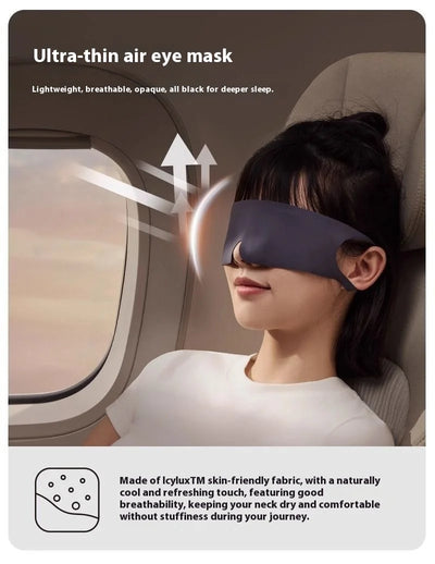U-Shaped Inflatable Travel Pillow – Foldable Portable Neck Support Cushion