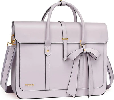 Light gray handbag with a bow detail on a white background