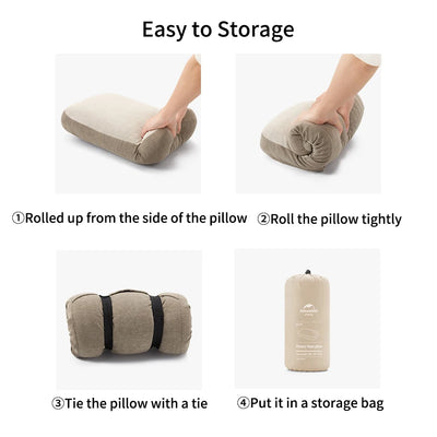 Foldable Memory Foam Camping Pillow – Ultralight Travel & Outdoor Pillow