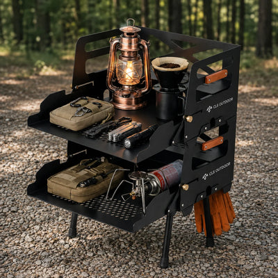 25L Camping Storage Box – Folding Table & Car Trunk Organizer