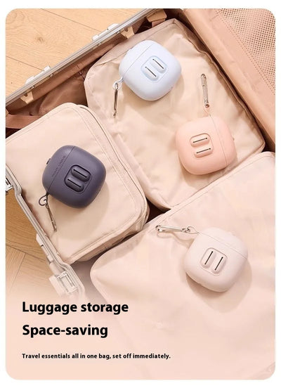 U-Shaped Inflatable Travel Pillow – Foldable Portable Neck Support Cushion