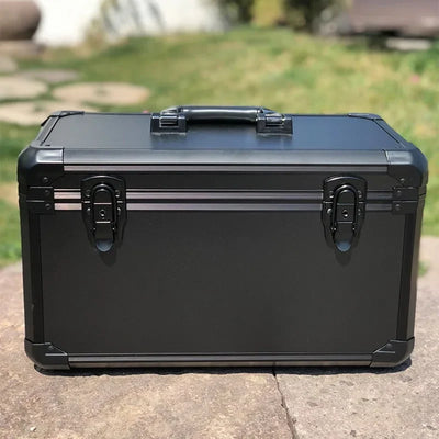 Aluminum Tool Storage Case – Large Waterproof Hard Organizer Box