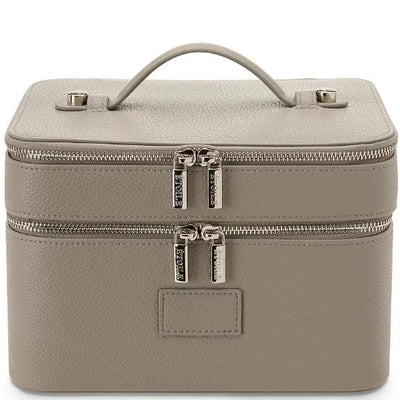 Travel Makeup Bag for Women – Large Double-Layer Cosmetic Organizer
