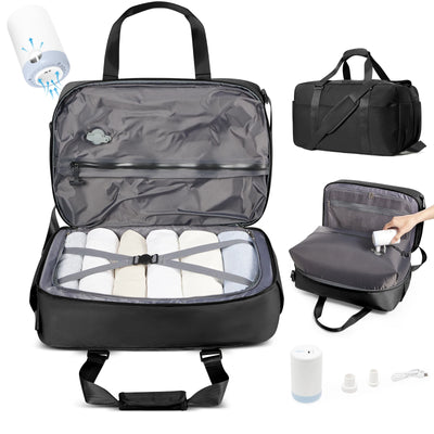Vacuum Compression Cabin Bag with Pump – Large Capacity Travel Bag