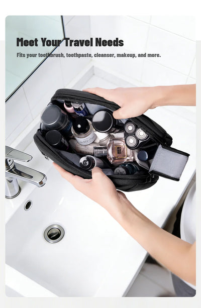 Waterproof Travel Toiletry Bag – Portable Wash Bag & Cosmetic Organizer