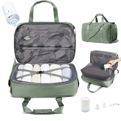 Vacuum Compression Cabin Bag with Pump – Large Capacity Travel Bag