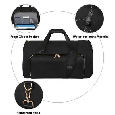 Foldable Travel Duffel Bag – Large Capacity Expandable Luggage Bag