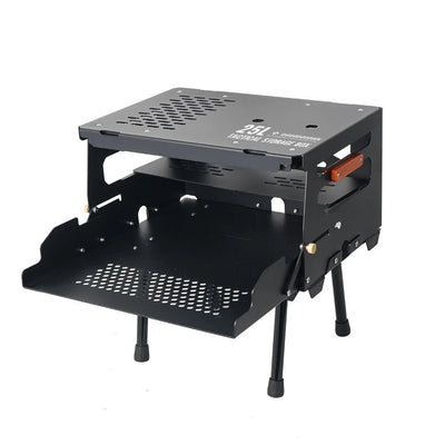 25L Camping Storage Box – Folding Table & Car Trunk Organizer