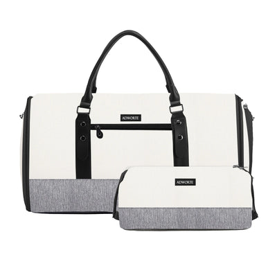 Convertible Garment Duffel Bag with Shoe & Toiletry Compartments