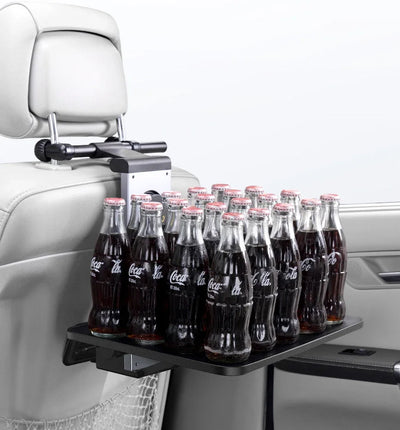 Foldable Car Back Seat Tray – Laptop Desk, Cup & Phone Holder
