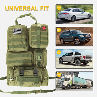 Car Backseat Organizer – Hanging Tactical Storage Bag