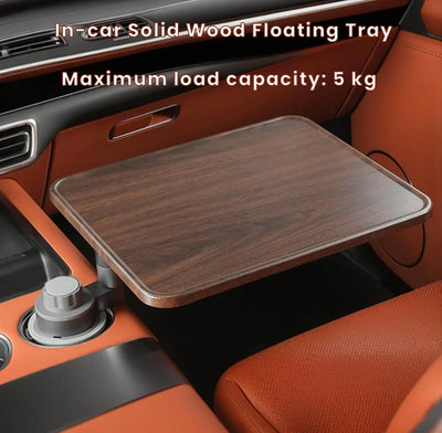 Car Fold-Down Tray – Adjustable Food & Drink Holder