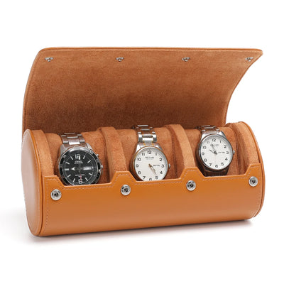 6-Slot Watch Travel Case – Portable Watch Roll & Storage Organizer