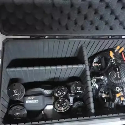 Aluminum Tool Storage Case – Large Waterproof Hard Organizer Box