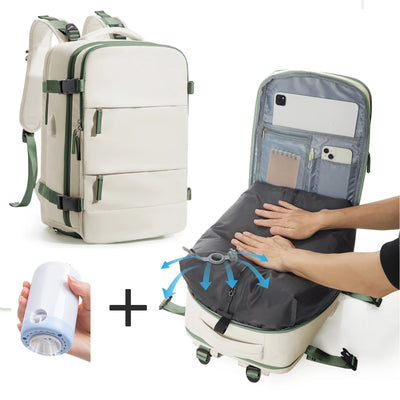 Vacuum Compression Travel Backpack – Waterproof Business Bag