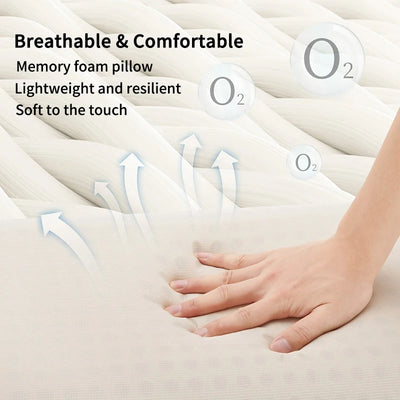 Foldable Memory Foam Camping Pillow – Ultralight Travel & Outdoor Pillow