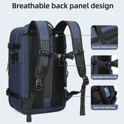 Compressible Travel Backpack – Expandable Outdoor Hiking Backpack