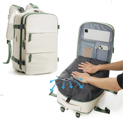 Vacuum Compression Travel Backpack – Waterproof Business Bag