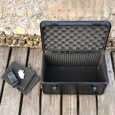 Aluminum Tool Storage Case – Large Waterproof Hard Organizer Box
