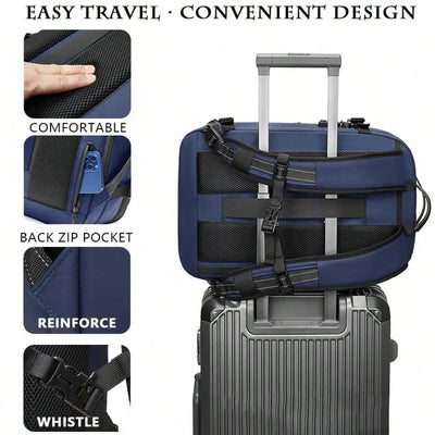 Compressible Travel Backpack – Expandable Outdoor Hiking Backpack