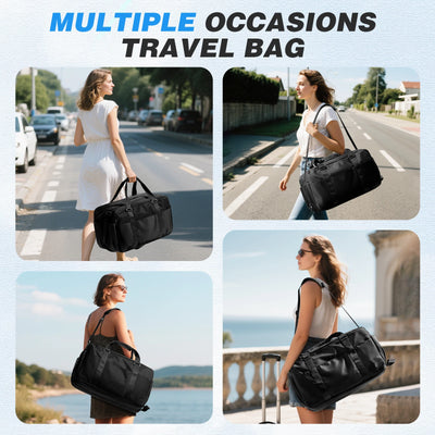 Vacuum Compression Cabin Bag with Pump – Large Capacity Travel Bag