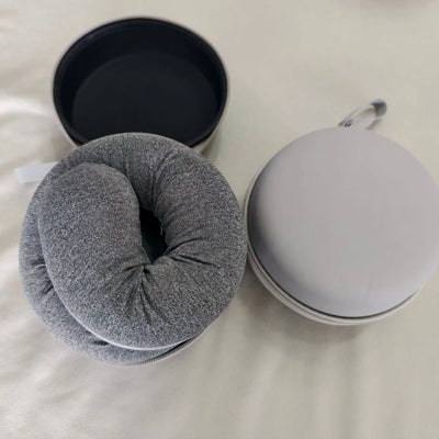 360° Adjustable Travel Pillow – Foldable U-Shaped Neck Support
