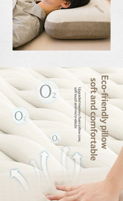 Foldable Memory Foam Camping Pillow – Ultralight Travel & Outdoor Pillow