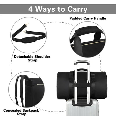 Foldable Travel Duffel Bag – Large Capacity Expandable Luggage Bag