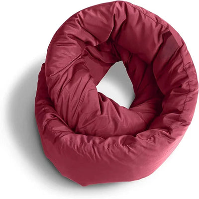 Soft Travel Neck Pillow Scarf – Portable Neck Support Wrap